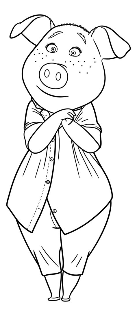 Sing Movie Coloring Coloring Pages