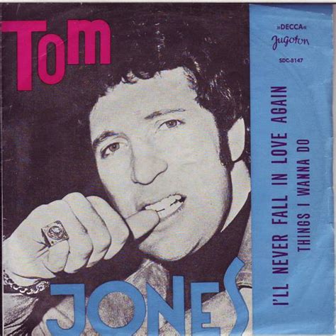 Tom Jones Ill Never Fall In Love Again 1968 Vinyl Discogs