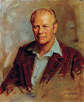 Art Now And Then Gerald R Ford Portraits