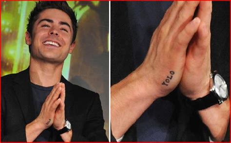 Like lindsay, for example, who commented on the article tattoo ideas: You Only Live Once. | Yolo, Hollywood star, Tattoos