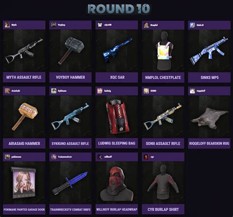 Buy Rust Skins 1 Twitch Drops Round 8910 37 Items And Download
