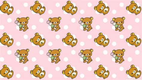 Hd Rilakkuma Cute Pattern Wallpaper Download Free 139090