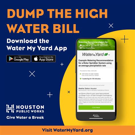 Give Water a Break | City of Houston - Houston Public Works