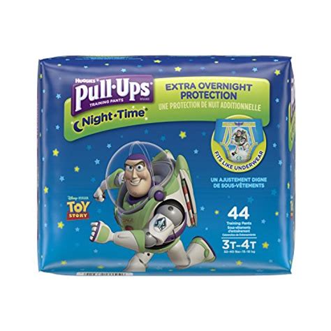 Pull Ups Night Time Training Pants For Boys 3t 4t 44 Count Pack Of 2
