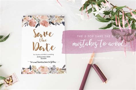 Save The Date Mistakes Dont Make 1 Of These Wedding Etiquette No Nos