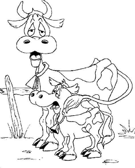 Vaca Vacuta Vitel Fisa Plansa Imagini De Colorat Desene Imagini De