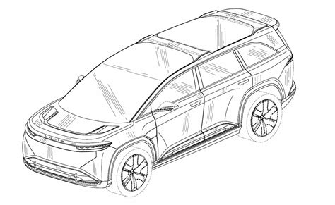 Lucid Gravity Suv Due In 2023 Revealed In Patent Drawings