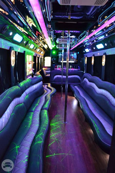 50 Passenger Party Bus With A VIP Room US Bargain Limo Online