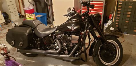 Blacked Out 30th Anniversary Fat Boy Is Wicked Cool Page 3 Harley