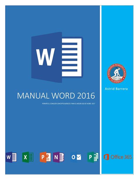 Manual De Usuario Word 2016 By Astrid Barrera Issuu