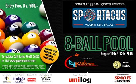 Playmatches | Sportacus 8-Ball Pool Tournament tournament