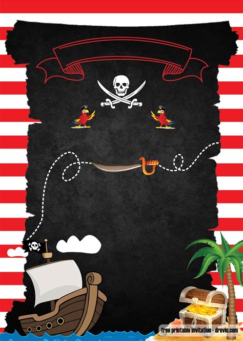 Free Pirate Party Invitation Printable Free Printable And Easy Hot Sex Picture