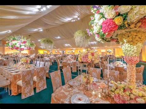What tone you want in your wedding photo album. Sweet and Warm of Peach Wedding Decorations - YouTube