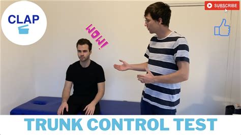Trunk Control Test Tct Examination Post Avc Fr Youtube