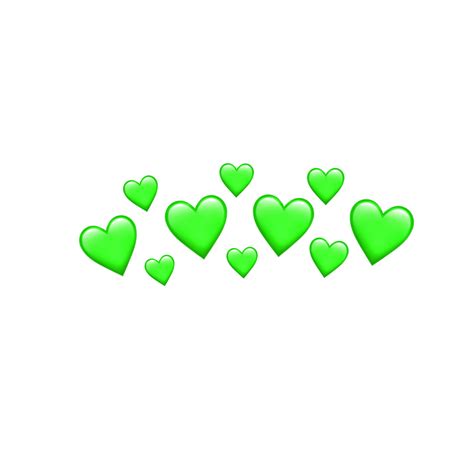 Green Greenheart Emoji Sticker By Tropicalmartell