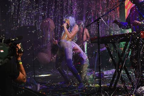 Miley Cyrus Performs With The Flaming Lips At The Raleigh Hosted By