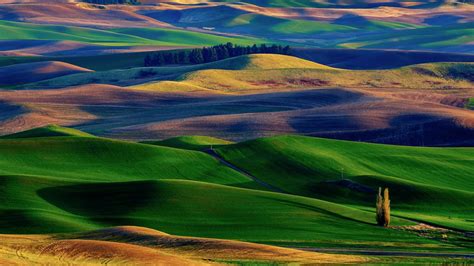 Amazing Colorful Hills Wallpaper Landscape Pictures