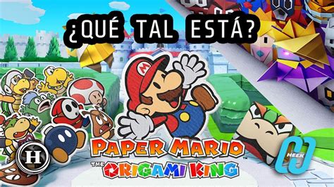 El uso de armas o confiar en la fuerza de los kulaks y agilidad. Paper Mario: The Origami King | El nuevo juego de Nintendo | Review