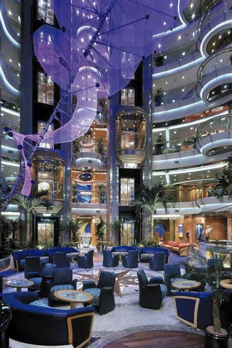 Main Atrium On The Brilliance Of The Seas Cruise Ships Interior