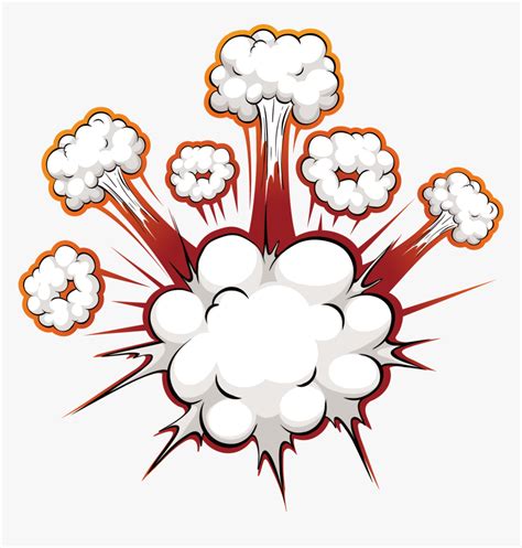 Blast Vector Light Burst Cartoon Bomb Explosion Png Transparent Png