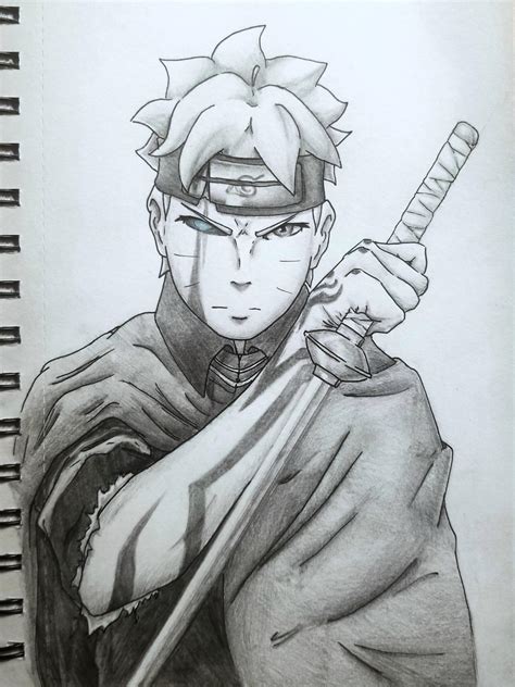 Boruto Uzumaki Naruto Sketch Drawing Anime Character Drawing Naruto
