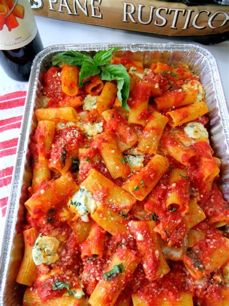 Baked rigatoni bolognese is an easy pasta dinner recipe loaded with cheese. Baked Rigatoni - Proud Italian Cook