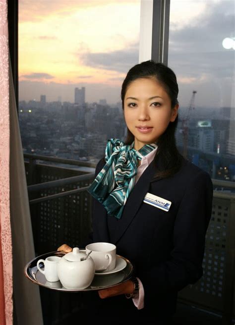 World Stewardess Crews Japanese Stewardess Costume Tea Time