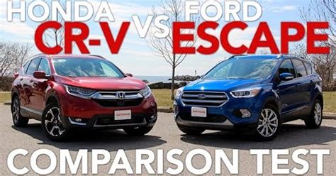 2017 Ford Escape Vs 2017 Honda Cr V Compact Suv Comparison