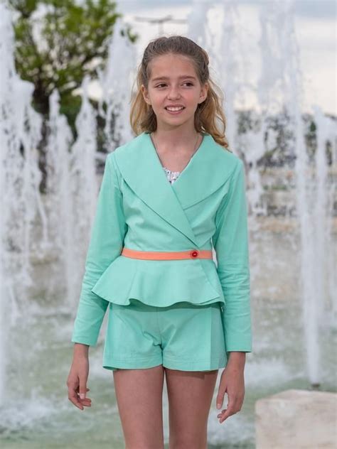 Cotton Suit Girls Stylish Suit Formal Wear Toddler Baptism Etsy