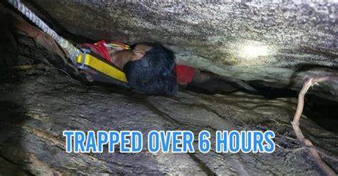Man Rescued After Getting Stuck Between Rocks In A Cave For Over 6 Hours