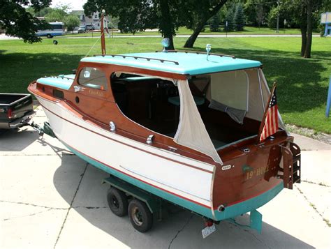 1936 Chris Craft 28 Wooden Cabin Cruiser For Sale Wood Boat Building