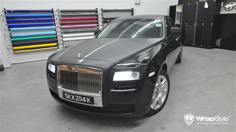 Rolls Royce Ghost Black Glossmatt Wrap Wrapstyle