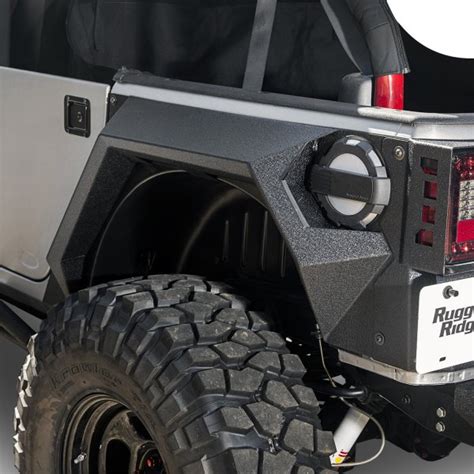 Rugged Ridge Jeep Wrangler Jk 2018 Front And Rear Xhd Armor Fenders