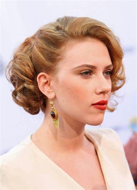 Scarlett Johansson Heart Shaped Face Hairstyles Heart Face Shape
