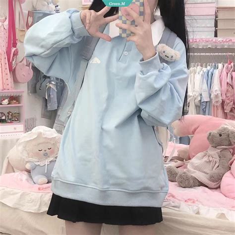 Sanrio Cinnamoroll Hoodie Sanrio Kuromi Polo Shirt Summer Cute Soft