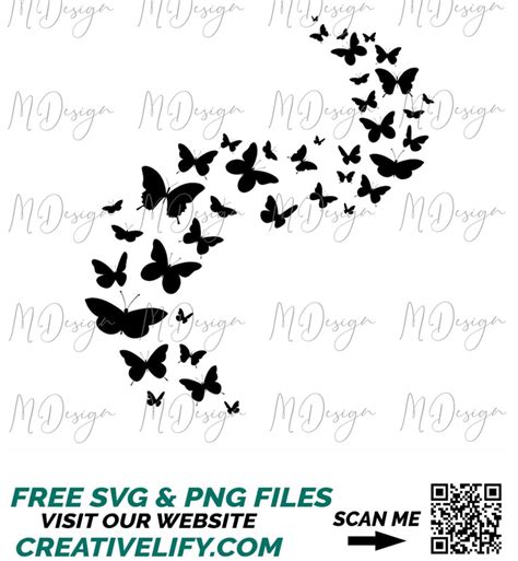 Butterflies Svg Cut File For Cricut Silhouette Vinyl Cutti Inspire
