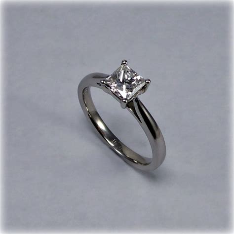 Platinum 070 Carat Diamond Solitaire Ring Mr Allan Jewellers