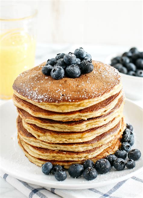 Blueberry Banana Almond Flour Pancakes Eat Yourself Skinny