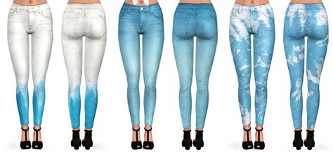 My Sims 3 Blog High Waisted Skinnies V2 Jeans By Chisimi Sims