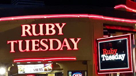 Ruby Tuesday Menu Hours And Prices 4943 Clifton Hill Niagara Falls On