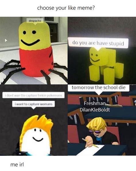 Choose You Like Roblox Meme By Snipersteve2wasback On Deviantart Hot Sex Picture