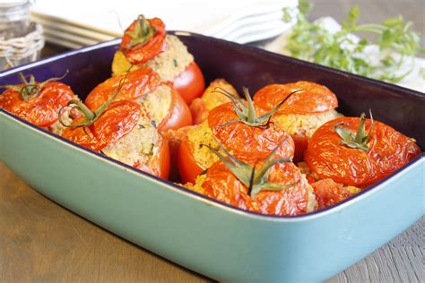 Tomates farcies végétariennes Recette Recette tomates farcies