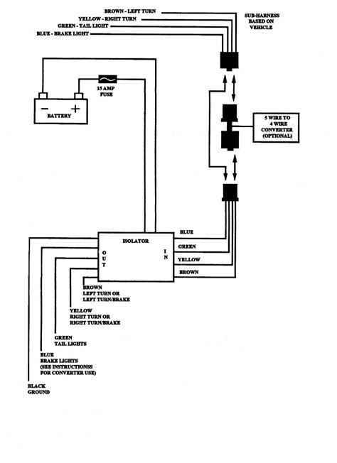 wire toyota tacoma trailer wiring diagram electrical wiring