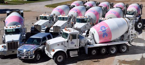 Pretty In Pink Concrete Co Fleet Dresses Up For A Cause Medium Duty