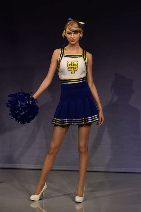 Taylor Swifts New Cheerleader Wax Figure Is Unveiled In London And It