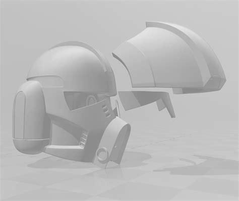 Star War Tcw Clone Trooper Pilots Phase 2 Helmet 3d Model 3d Printable
