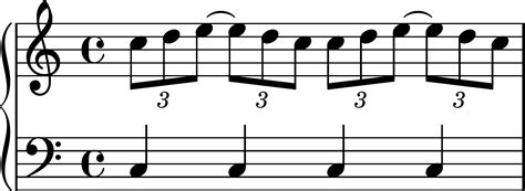 Triplet Music Example How To Read Triplets More On Rhythm Pianotv
