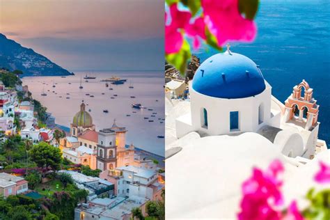 Amalfi Coast Vs Santorini Your Comprehensive Comparison