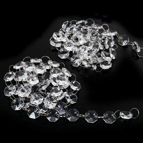 10m 33ft Acrylic Crystal Clear Bead Wedding Supply Decor Garland