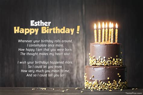 Happy Birthday Esther Pictures Congratulations